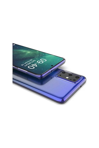 Samsung Uyumlu Galaxy A91 S10 Lite Kılıf Zore Süper Silikon Kapak Renksiz