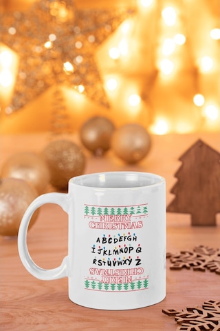 Stranger Things Lambalar Merry Christmas Kupa Bardak