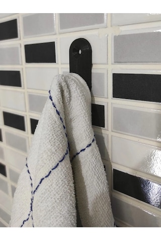 5'li Yapışkanlı Duvar Askısı, Banyo Ve Mutfak Düzenleyici Askı, Havlu Askısı, Havluluk, Askılık Plas Diğer