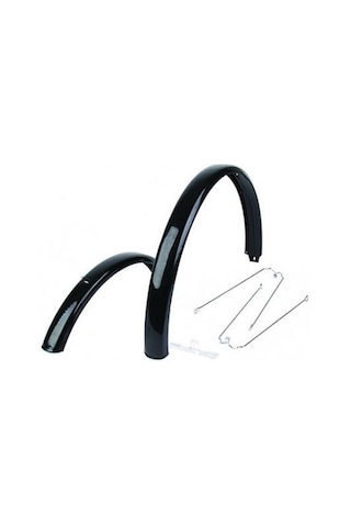 26 Mtb Çamurluk Siyah Siyah - Gri