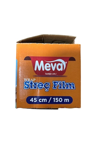 Meva Wrap Streç Kutulu 8 Mikron. 45x150 Metre