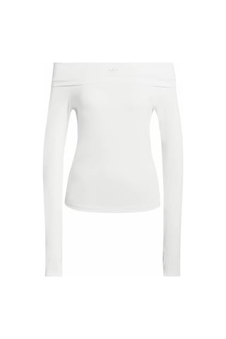 Adidas P Ess Ls T Kadın Beyaz T-shirt Kc8869