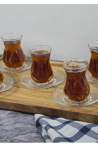 Akasya Tepsi - Dikdörtgen Çay Tepsisi - 41x29 Cm Kahverengi