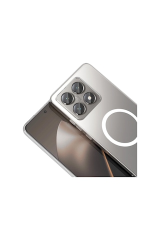 Vendas Xiaomi 14t Pro Kamera Korumalı M-safe Şarj Özellikli Şeffaf Zore London Sert Pc Kapak + Hayalet Ekran Koruyucu Şeffaf