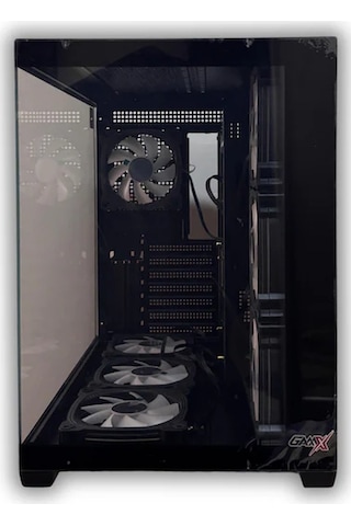 Gamx Puncher 7x12 Fan Rgb Kumandalı Akvaryum Gaming Kasa 600w 80+