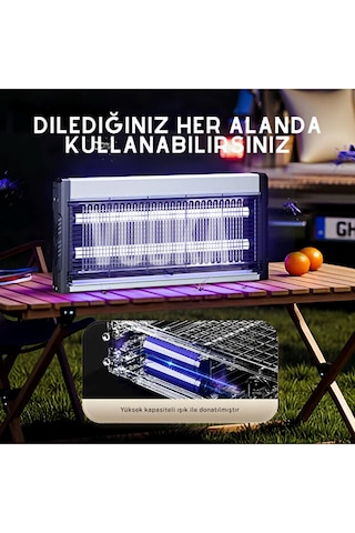 20w Elektrikli Uv Lamba Sinek Kovucu Sessiz İç Ve Dış Mekan Kullanımına Uygun 10w+10w Auhma