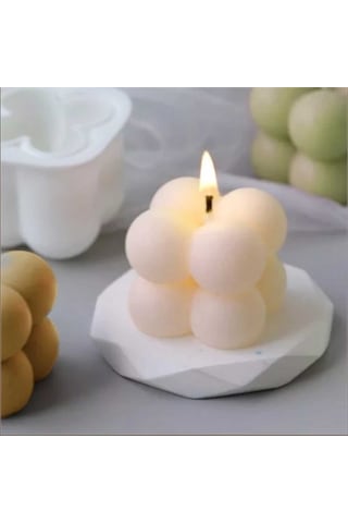 Silikon Çoklu Bubble Mum Kalıbı 15 Li Küçük Boy