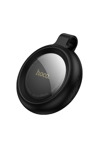 Hoco. E100 Graceful Intelligent Find My Özellikli Anti-lost Apple Uyumlu AirTag Takip Cihazı - Siyah Beyaz - Siyah