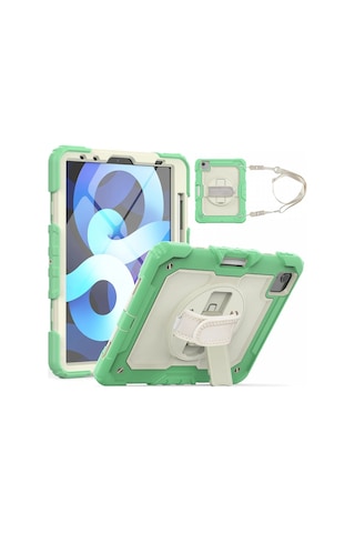 Gld-spt- Newface Apple Uyumlu iPad Pro 11 2020 Kılıf Strap New Tablet Kapak - Yeşil