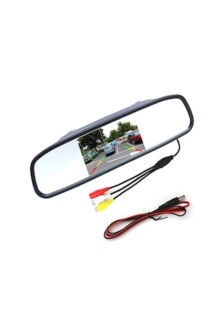 Rg-201 4,3 İnç Lcd Video Ekran Araç Dikiz Monitörü Park Ve Geri Vites Sistemi