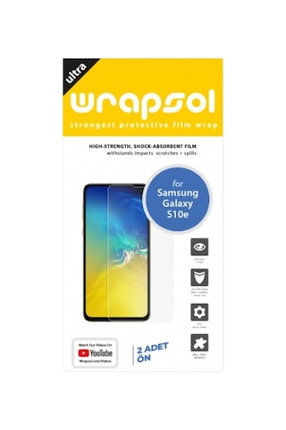 Galaxy S10E Ekran Koruyucu 1+1 Ön Poliüretan Film