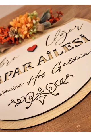 Kapı Dekorasyon Kapı Önü Aksesuar Krem