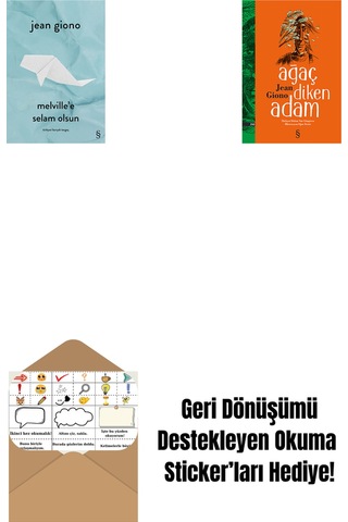 Melville'e Selam Olsun + Ağaç Diken Adam + Okuma Sticker'ları