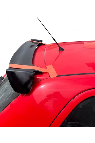 Skoda Fabia 2006 - 2014 Üniversal Plastik Boyasız Spoiler