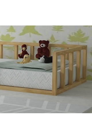 Köşk_Mobilya Montessori Yatak Yerden Yatak Tüm Ölçülerde Karyola Çatısız Model