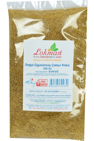 Lokman Doğal Öğütülmüş Çakşır Kökü 100 G