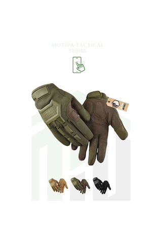 Motiva Mechanix M-tact Taktik Eldiven Yumuşak Silikon Korumalı İş Güvenliği Motosiklet Bisiklet Eldiveni - Çok Renkli