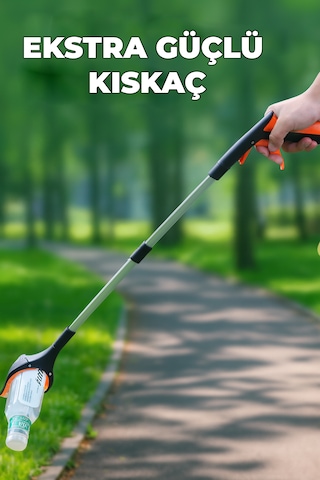 Çöp Toplama Aparatı Kıskacı Ve Yaşlı Engelli Uzanma Kıskacı - Çubuk Atık Yaprak İzmarit Toplama