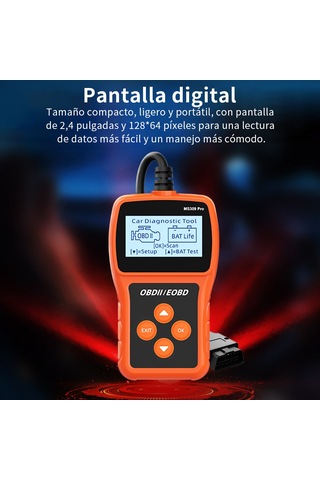 Tenfowee Ms309pro Araç Tanı Aracı: Oku/sil Kod, Akü Testi, Gerçek Zamanlı Veri, Çoklu Dil Ve Ölçüm Ayarları