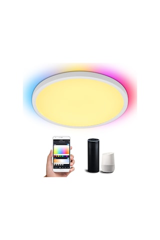 Neoglint Ac110-277v 24 W 12" Rgb+cct Led'ler Tavan Led Işığı Beyaz Beyaz