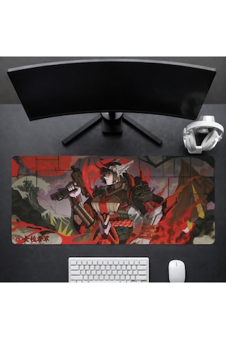 90x40 Cm Desenli Oyuncu Gaming Mouse Pad Kaymaz Kauçuk Taban Fare Altlığı Xxl Mousepad Masterpiece Serisi 01