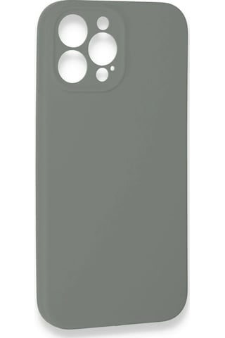 Newface Apple iPhone Uyumlu 13 Pro Max Kılıf Lansman Legant Silikon Glblseme - 97 - Gri