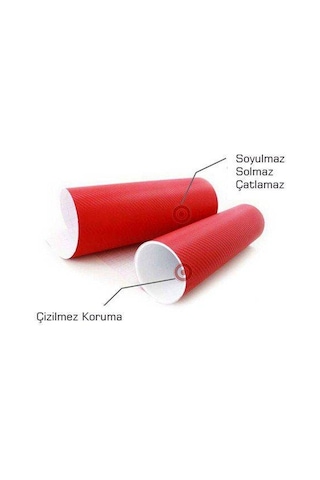 Kırmızı Karbon Kaplama 50 Cm X 127 Cm