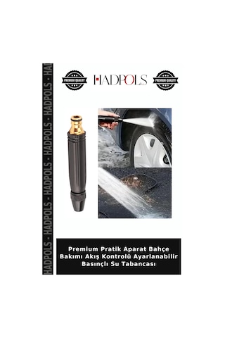Premium Pratik Aparat Bahçe Bakımı Akış Kontrolü Ayarlanabilir Basınçlı Su Tabancası