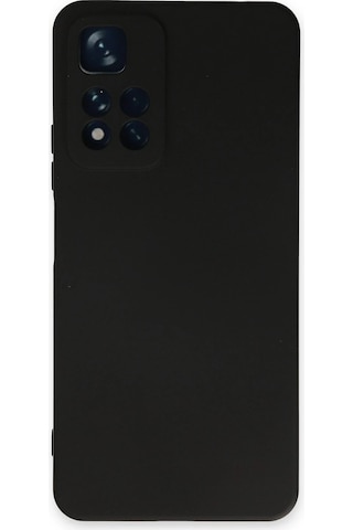 Newface Xiaomi Redmi Note 11 Pro Plus 5g Kılıf Nano İçi Kadife Silikon Glblseme - 27 - Siyah Sıyah