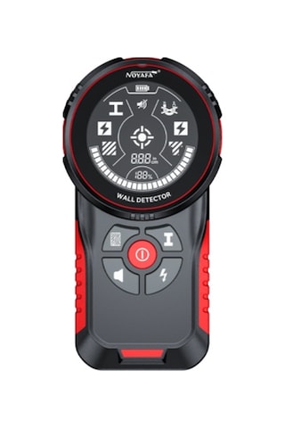 Noyafa Nf-5102 Duvar Tarayıcı Metal Ahşap Ac Kablo Dedektörü Lcd Ekranlı Ip54