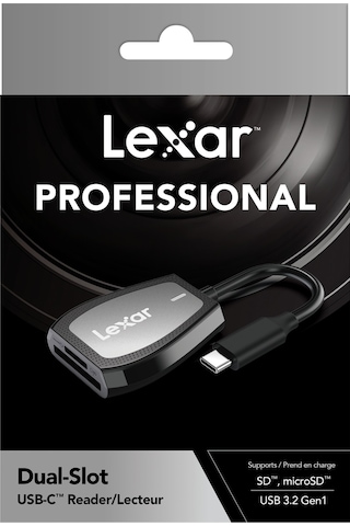 Lexar LRW470U-RNHNG Usb-C Dual Slot Kart Reader Okuyucu