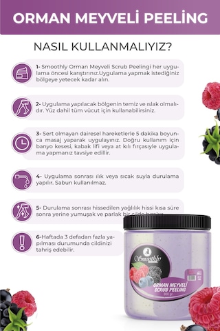 Smoothly Orman Meyveli Vücut Peeling 800 G