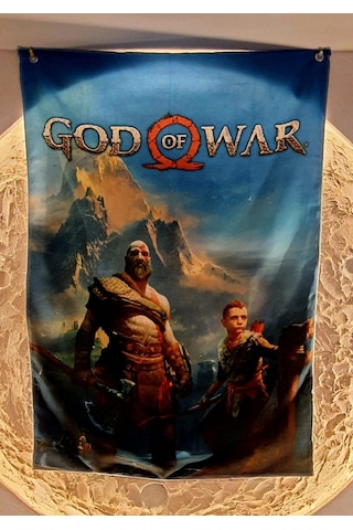 God Of War Kratos Atreus Duvar Örtüsü