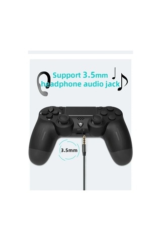 Ps4 Kol Wireless Bt Kablosuz Oyun Kolu Ps4 Joystick Tablet Telefon Pc Uyumlu Titreşimli Oyun Kolu Diğer