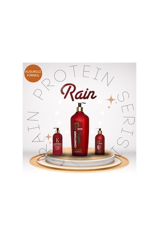 Rain Keratin + Protein Saç Kremi 2 x 500 ML + Protein & Argan Saç Kremi 800 ML
