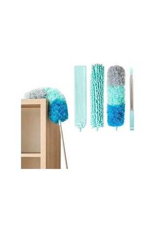 Besthome1 Çelik Gövde Mikrofiber Toz Süpürgesi, Eğilebilir Başlıklı Yüksek Bölgeler Temizliği Aleti 2/4 Adet Diğer