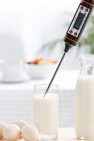 Sıvı Gıda Mutfak Termometresi Daldırma Tipi Tepeyüzbir /