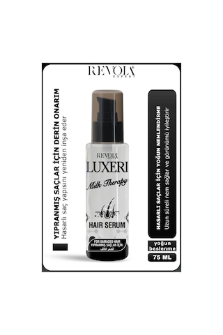 Luxeri Yıpranmış Saçlar İçin Saç Bakım Serumu 75 Ml Milk Therapy