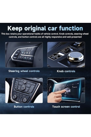 Pazly Kablosuz Araç Adaptörü - Carplay & Android Auto, Bt 5.0 & Wi-fi, Çoklu Ekran & Ses Asistanı