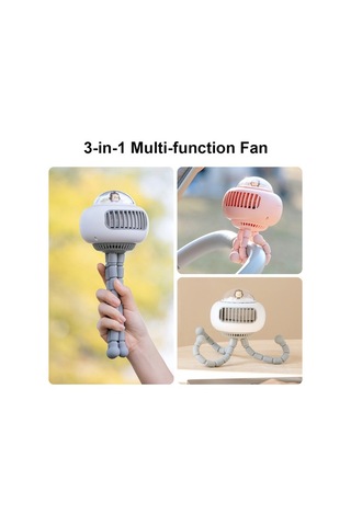 Cacaobebek Arabaları Için Usb Mini Şarj Edilebilir Fan C Tipi El Fanlı Kullanışlı Bladeless Turbo Fan 1200mah 6099 Pembe