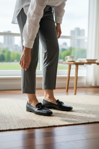 Aska Shoes Günlük Tokalı Babet 2025aska006 Siyah