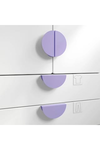 Ikea Begrıpa 2'li Mobilya Kulpu 130 Mm Lila
