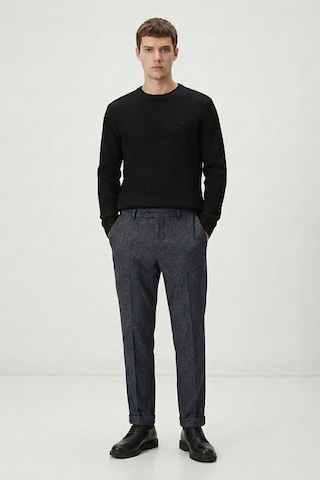 Giotelli Erkek Antrasit Dar Kesim Slim Fit Viskon Dokuma Normal Bel 6 Drop Pantolon