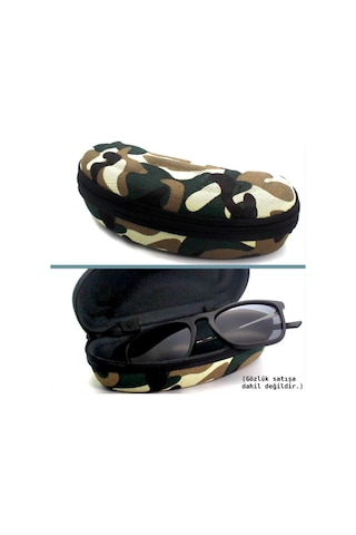 Omeniv Kamuflaj Desen Klasik Camo Gözlük Kabı Kılıfı