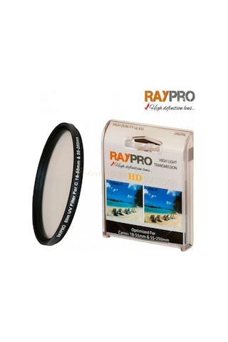 Raypro 58Mm Hd Slim Uv + Polarize Filtre + Ew-60C Parasoley Seti