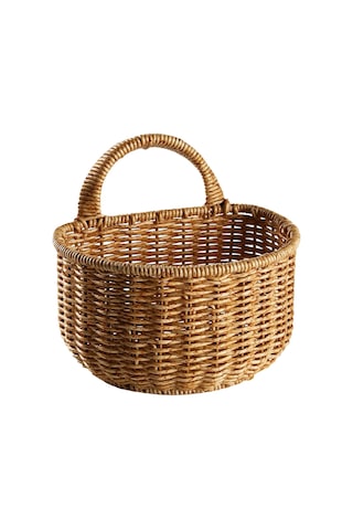 Suntek Magideal Duvar Asılı Sepetler Çiftlik Evi Banyo Ev 17cmx15cm Kahverengi