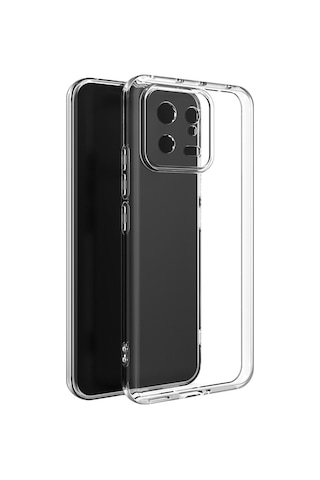Xiaomi Mi 13 Kamera Korumalı Süper Silikon Şeffaf Kılıf