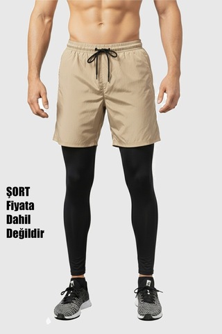 Rizzup Unisex Siyah Dar Kesim Termal Performans Taytı Soğuk Havalar & Spor Kullanımı 2607073