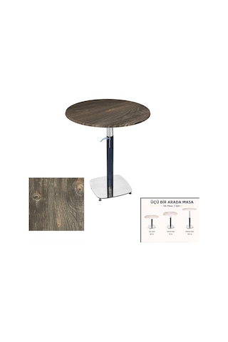 Üçüz Masa Ayarlanabilir 60 Cm Yuvarlak - Werzalit, Wermodin Ve Allzalit Tabla - Old Pine Çok Renkli Üçüz Masa Ayarlanabilir 60 Cm Yuvarlak - Werzalit, Wermodin Ve Allzalit Tabla - Old Pine Çok Renkli