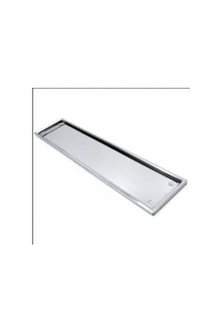 Paslanmaz Metal Plaka Altlığı Krom Plakalık 2 Adet, İntoltrare472